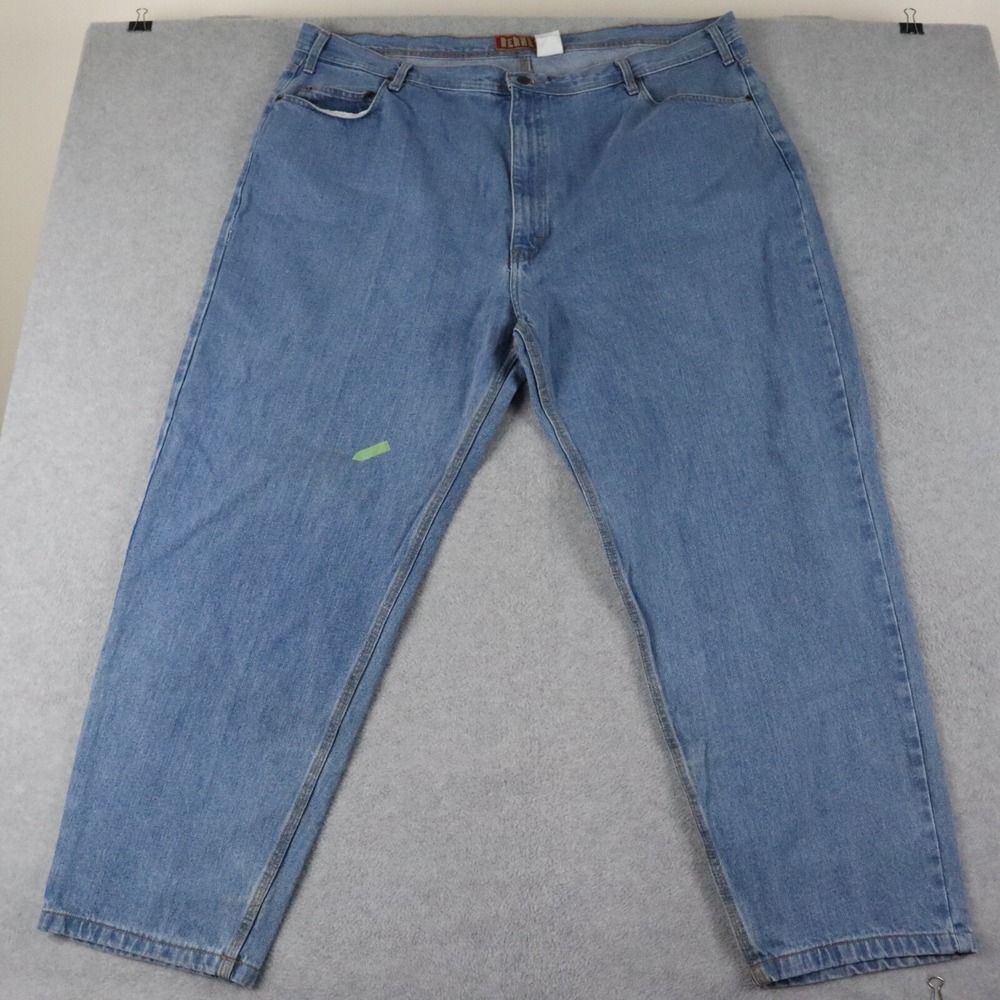 Berne Jeans Mens 48x30 Tapered Work 5-Pocket Denim Blue‎